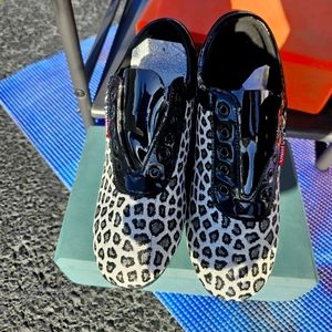 Size 6.5 Animal Print Practice Shoes for Ballroom/Latin/Salsa Dance